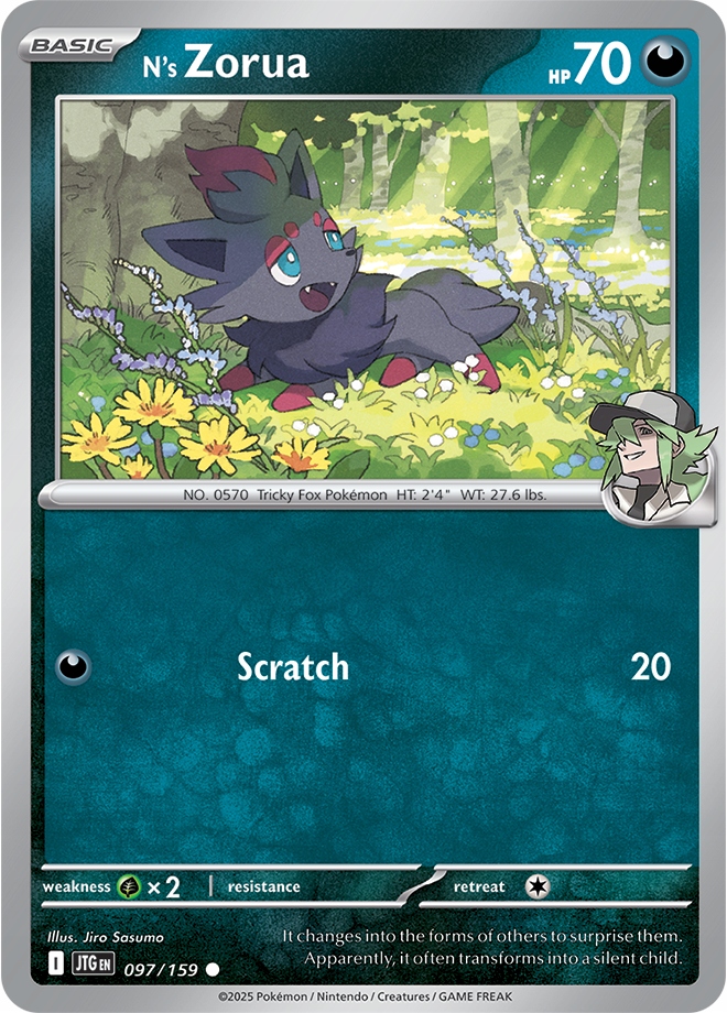 N's Zorua (jtg 097) Journey Together