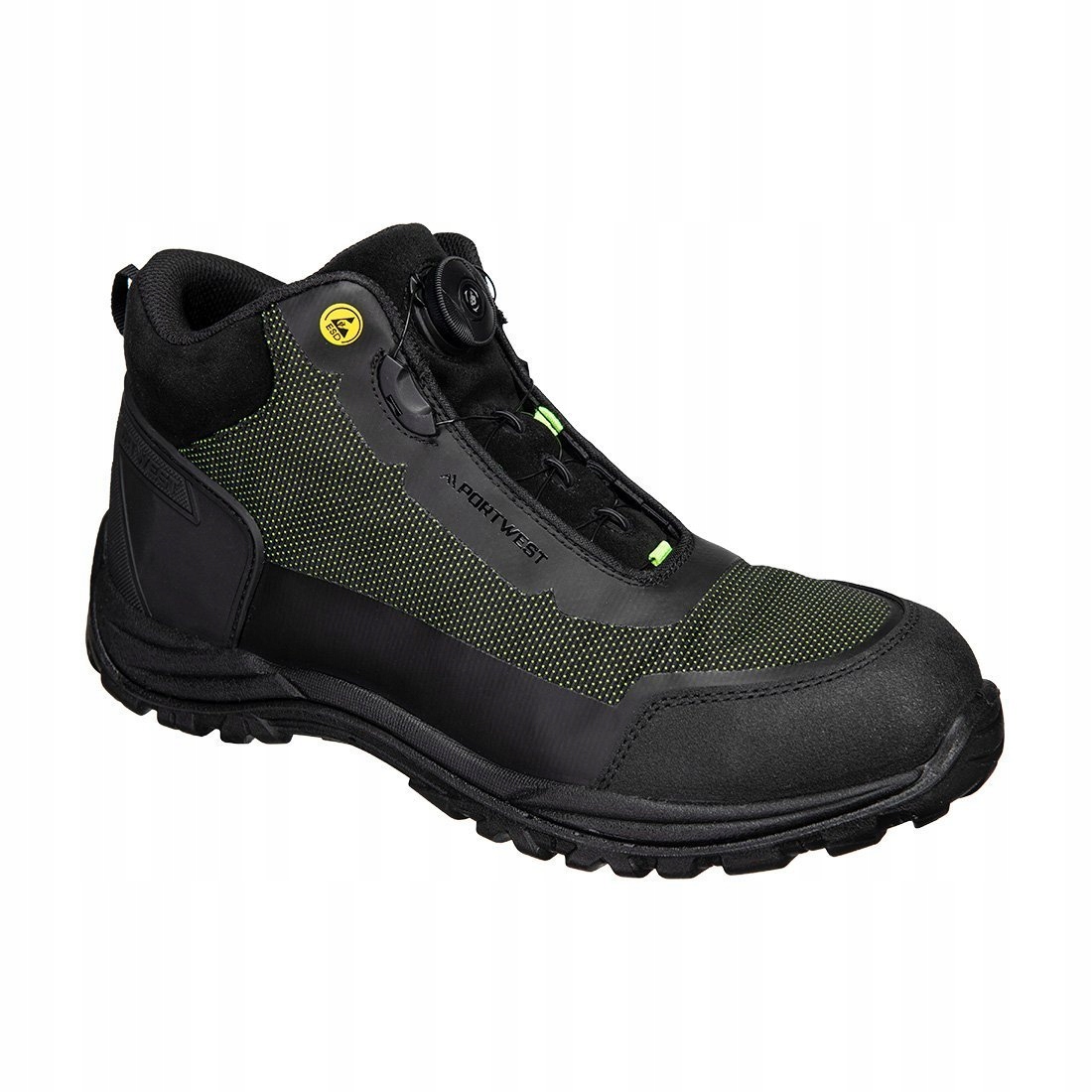 Pracovní obuv Kotníková Bota Girder Composite S3 Esd vel. 46 Černá/Zelená N