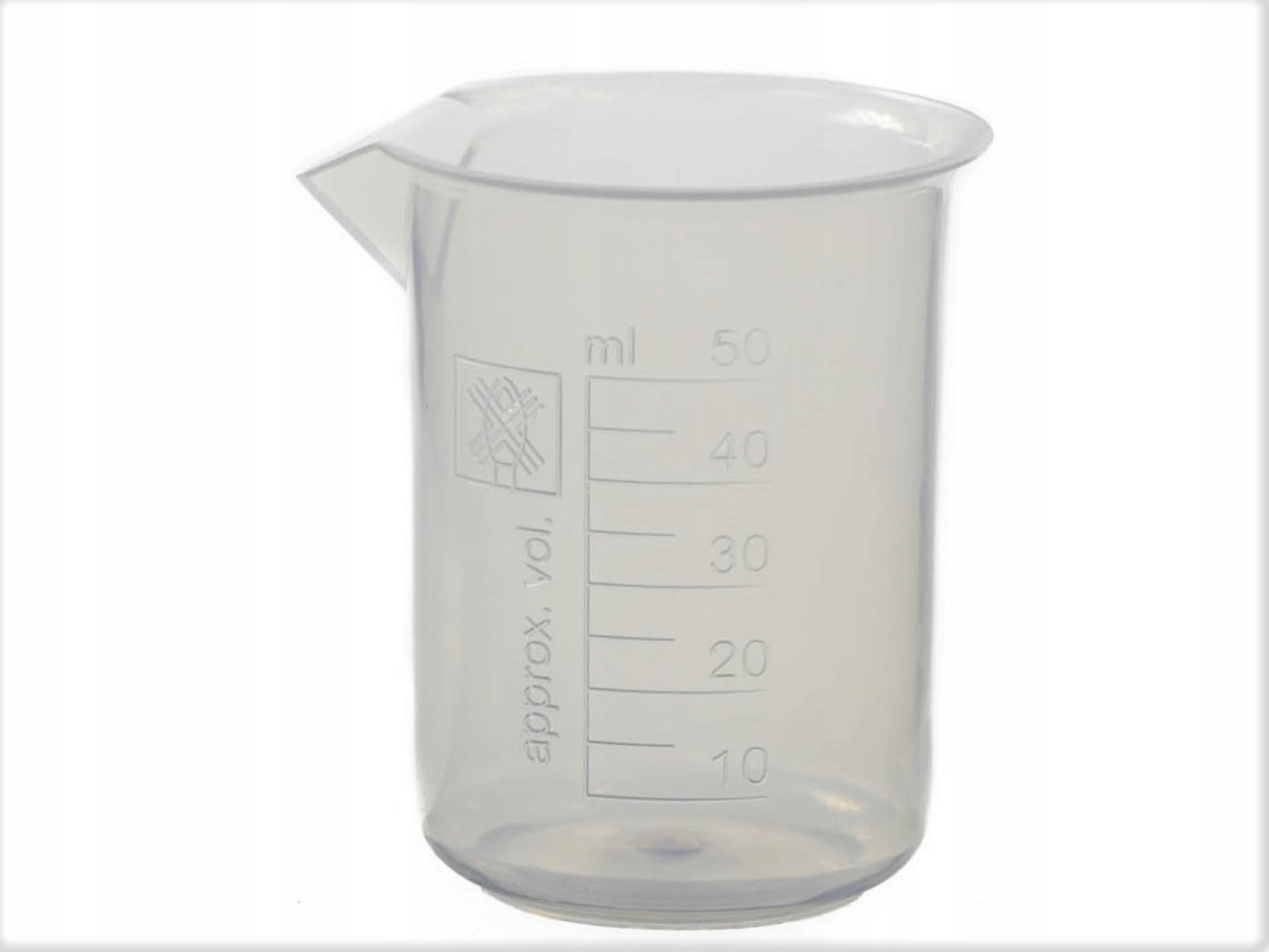 

Zlewka Pp 50 ml skala tłoczona