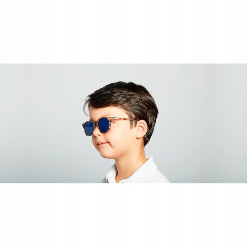 Izipizi - Okulary przeciwsłoneczne Sun Junior (5-10 lat) E Blue Tortoise (l Kod producenta JSLMSEC30_00