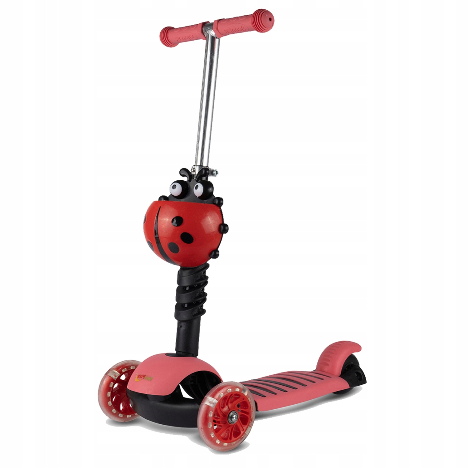 Hulajnoga Dla Dziewczynki 7LAT Hulajnoga Dla Dzieci Trójkołowa Kółka Led