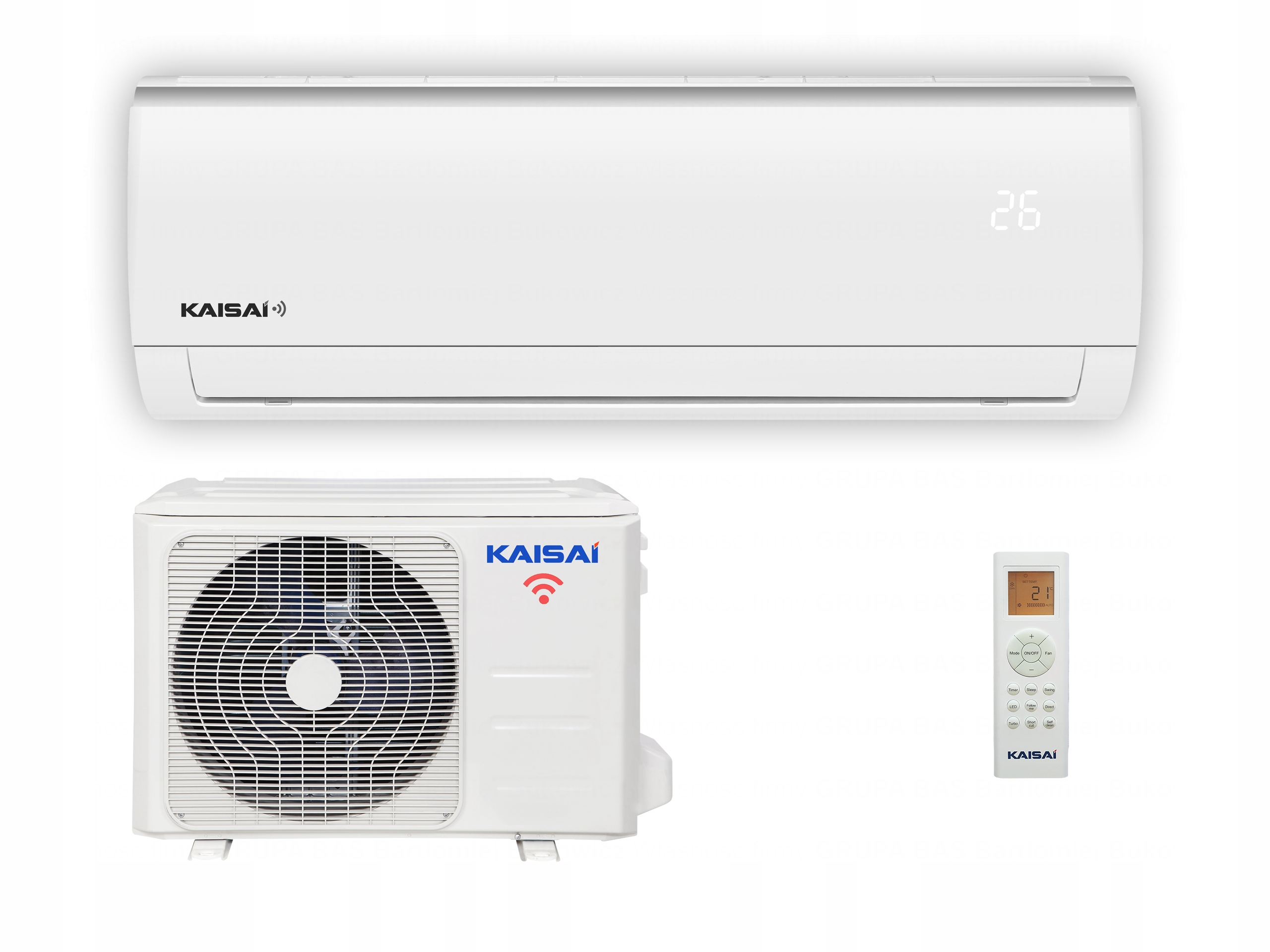 Klimatyzacja, klimatyzator ścienny Wi-Fi 3,5/3,8kW