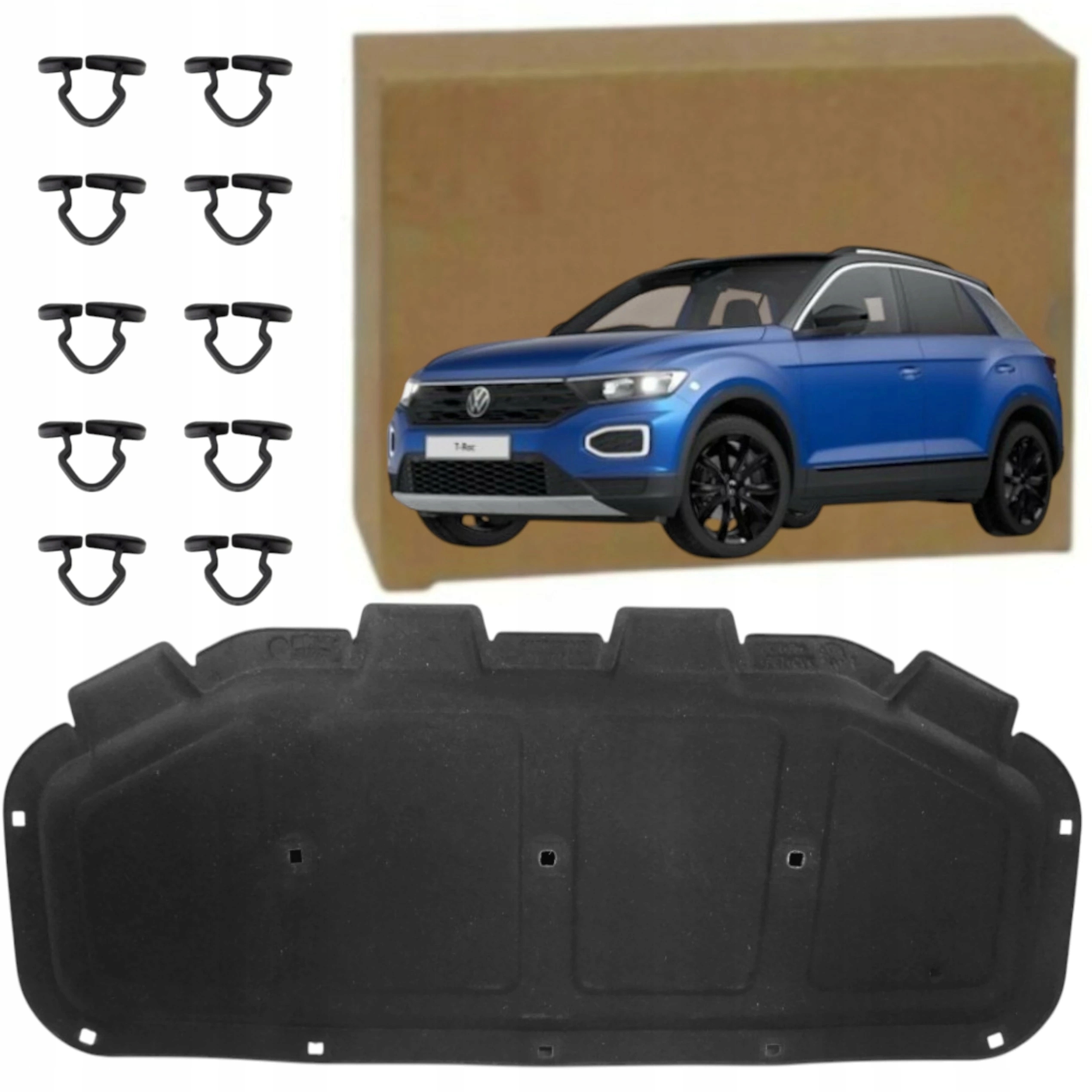 Tlumení Hluku Masky Podložka Podbití Volkswagen T-roc 2017-