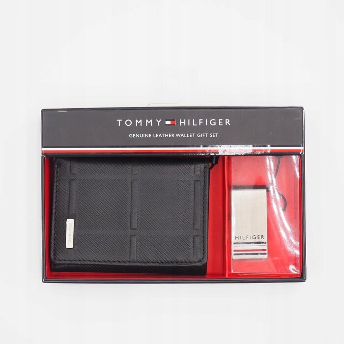 Peněženka Tommy Hilfiger kožená černá pánská (nová)