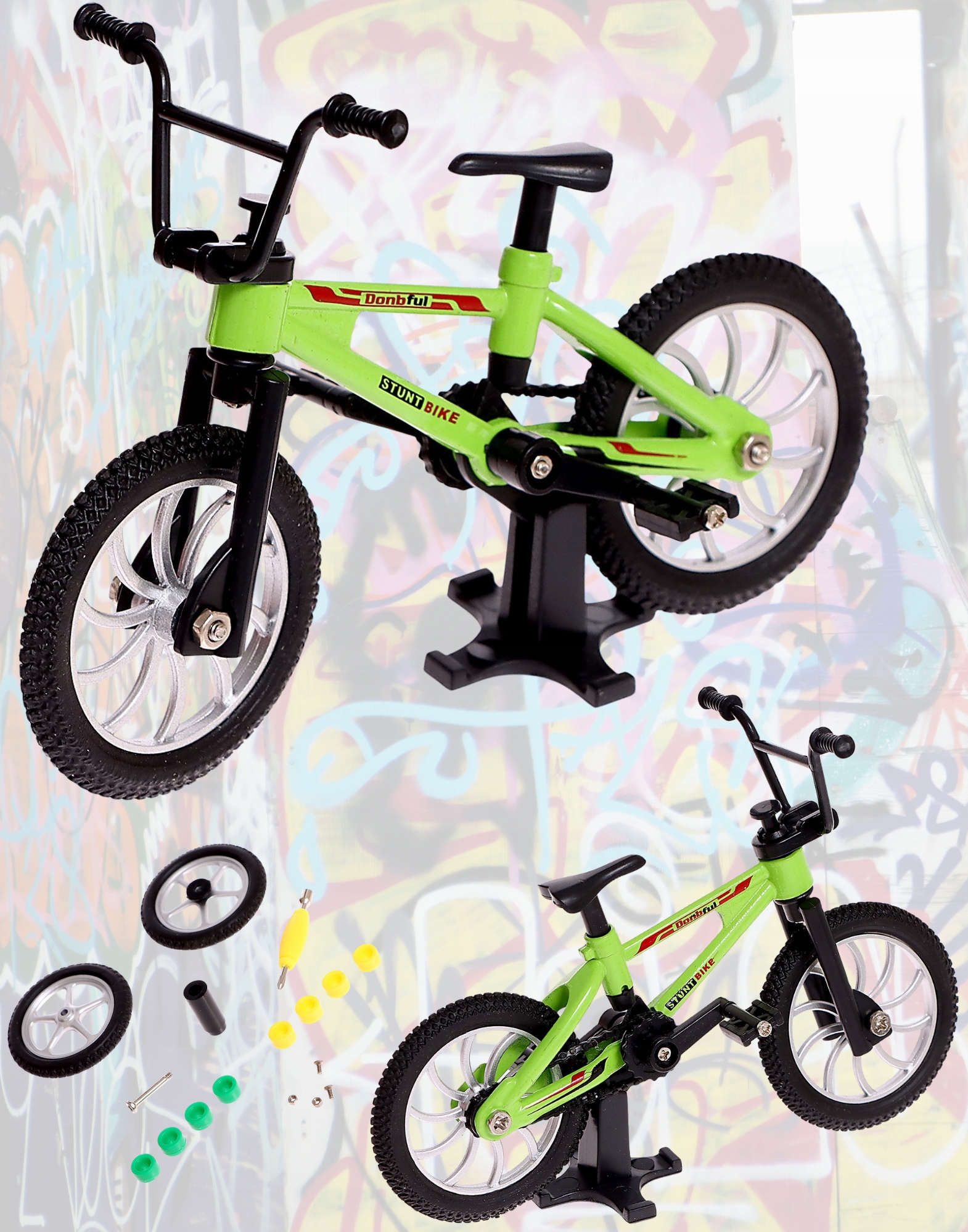 Zestaw skatepark z fingerboardem i BMX RegMag FB-09-A
