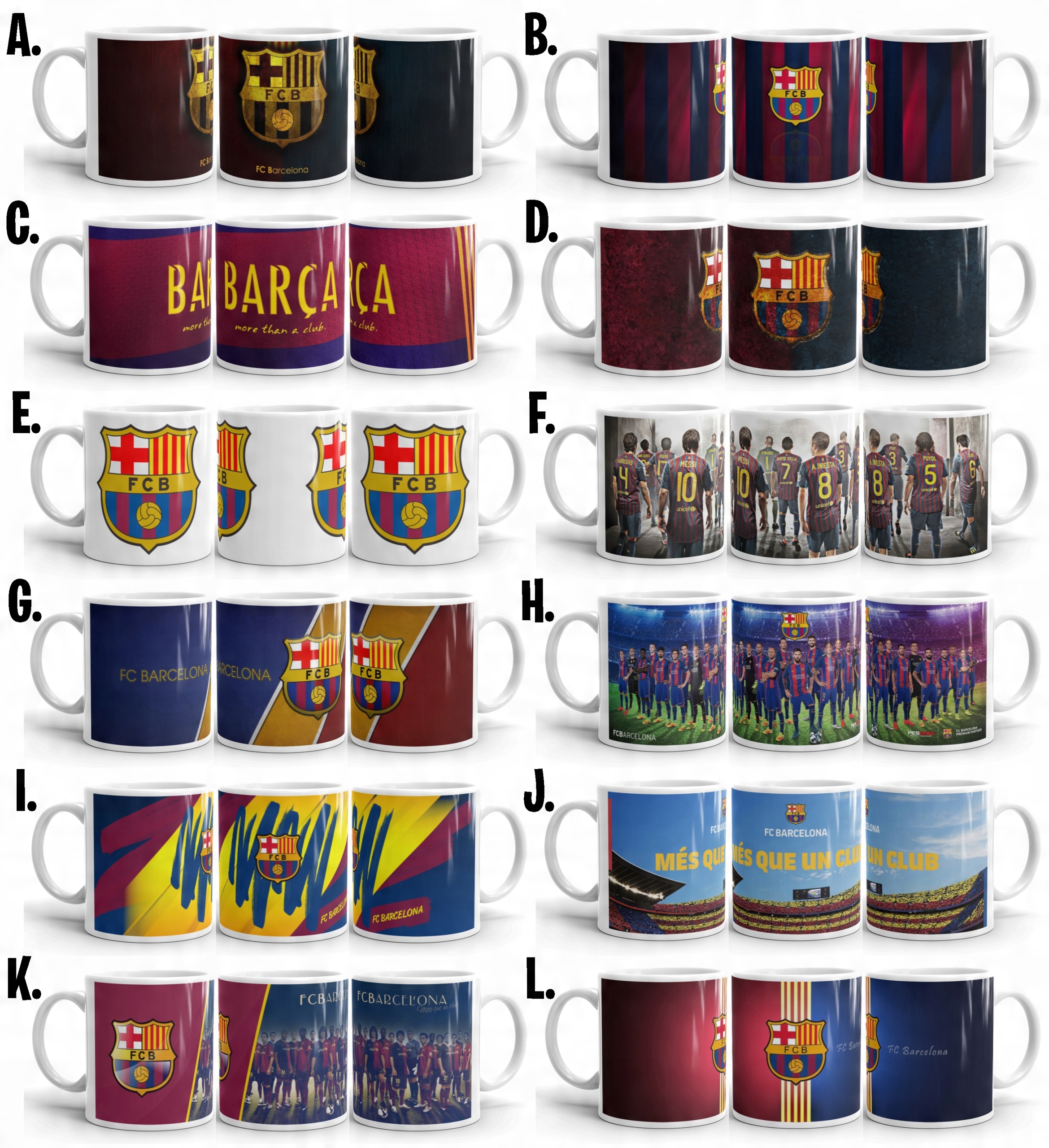 

Kubek Fc Barcelona Sublimacja imię/tekst