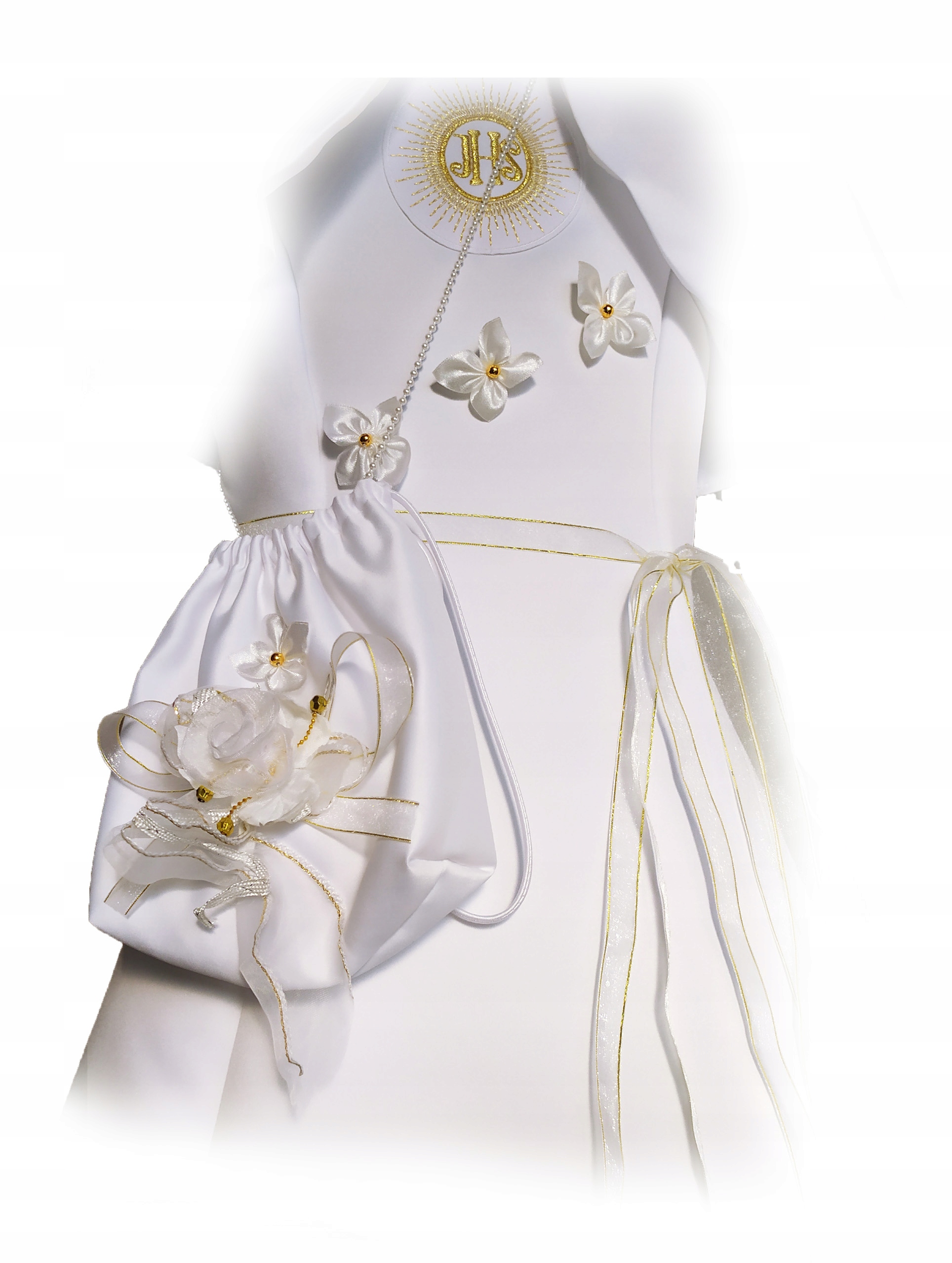 Alba komunijna sukienka bolerko torebka NAOMI 140 Rozmiar 140