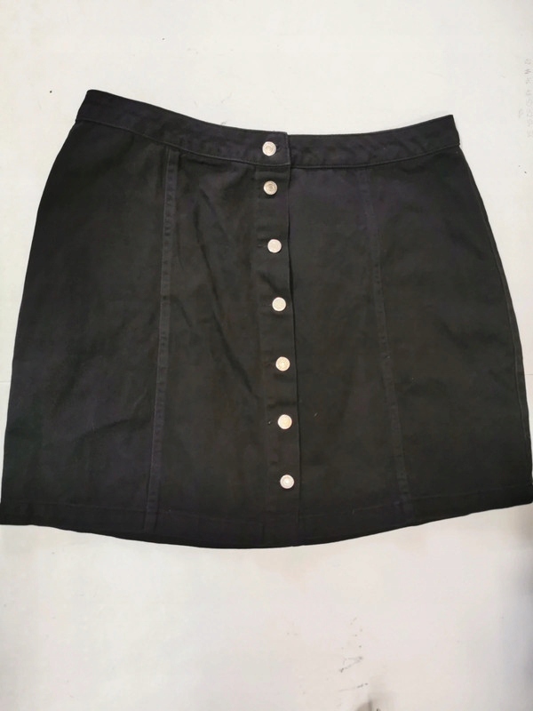 New Look spódnica jeansowa czarna mini 48 12917414613 - Allegro.pl