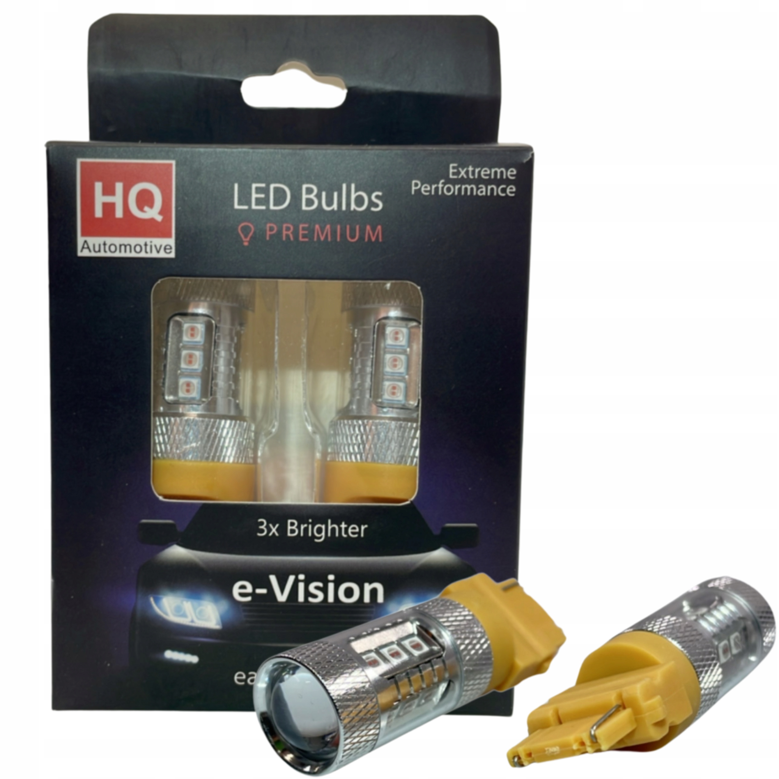 Led Žárovky P27W PY27W Propichující Červené Stínítka Usa Oranžové Silné