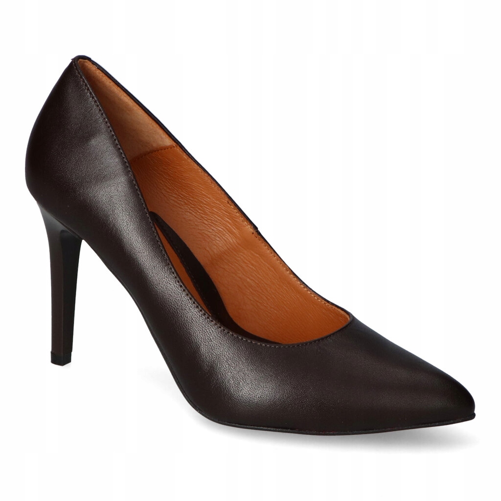 Czółenka Emis S6441/010 Czekoladowe lico 38