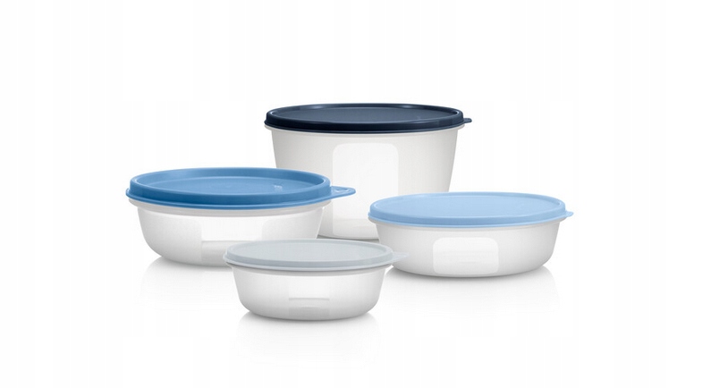 

Tupperware Miski zestaw 4 misek do lodówki
