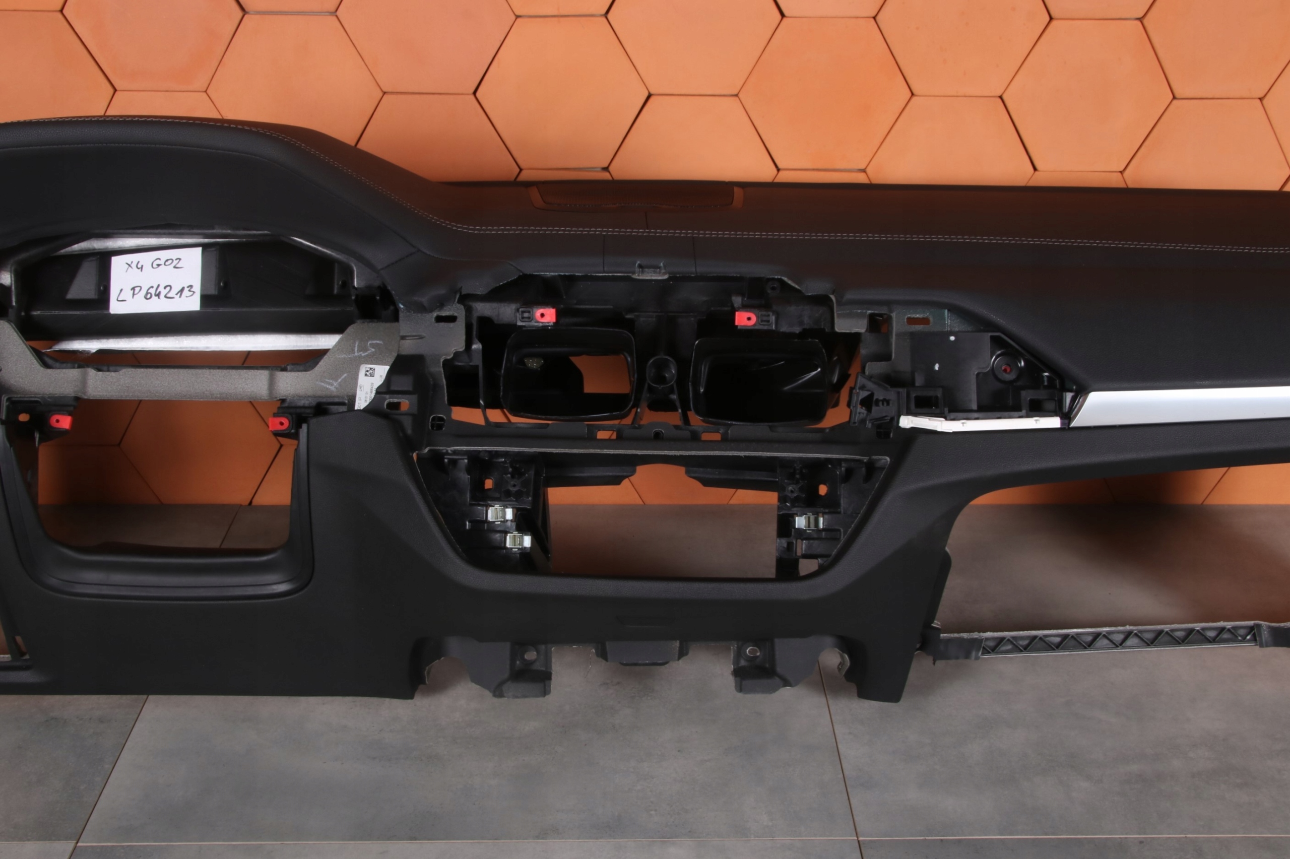 BMW X3 G01 X4 G02 X3M X4M dashboard instrument panel console SENSATEC black HEAD UP