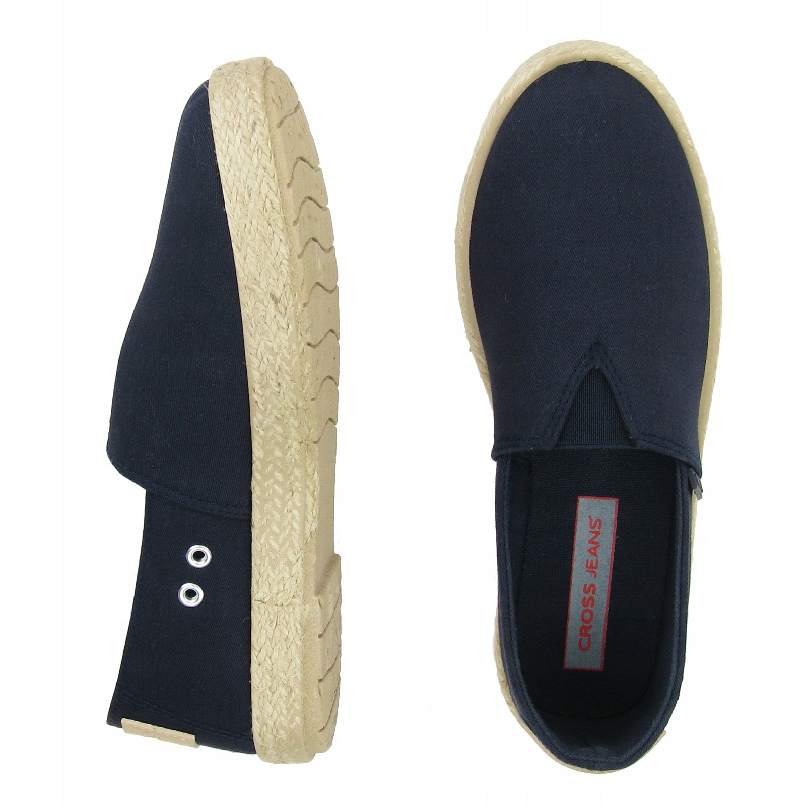 ESPADRYLE damskie CROSS JEANS wsuwane JJ2R4004C 36 Cechy dodatkowe oddychające