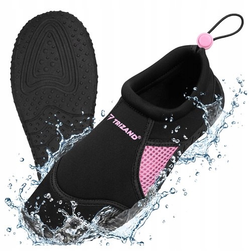 Buty do wody czarno-różowe- rozmiar 37 5mm Trizand