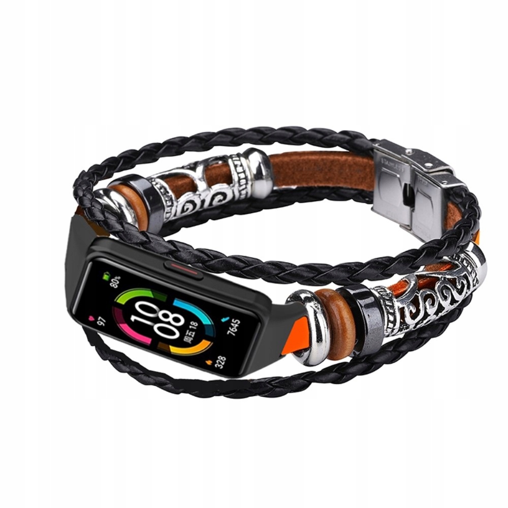 

Skórzany Pasek do Huawei Band 6/Honor Band 6