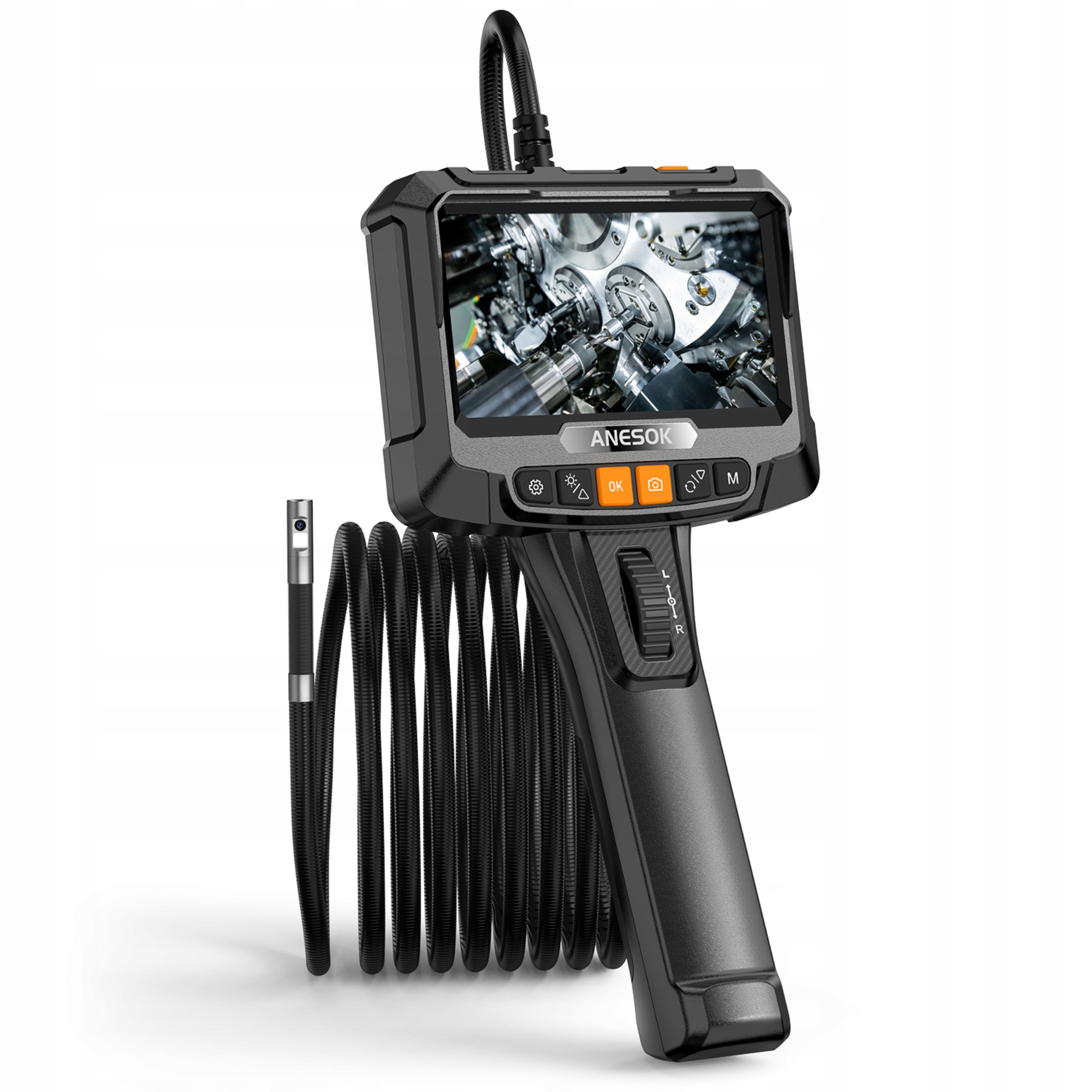 KAMERA INSPEKCYJNA Z RUCHOMA GŁOWICA OBROTOWA ENDOSKOP 360° Marka inna