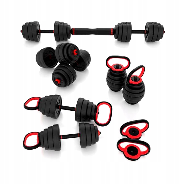 

Zestaw Do Ćwiczeń 2X15KG Hantle Kettlebell 30KG