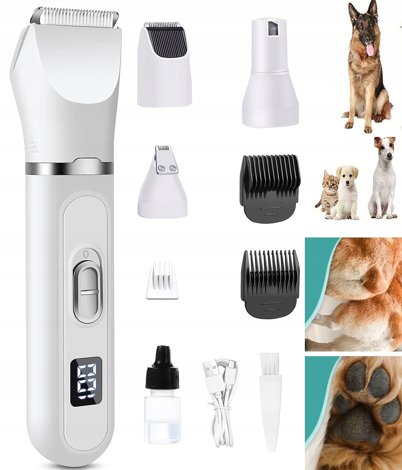 Levně Zastřihovač Psa Kočky Psů Sada Holicí Strojek