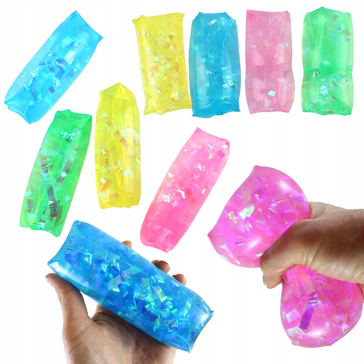 12x Water Snake Zręcznościowy Wąż Wodny Sensoryczny Gra Zabawa Kolor 12cm