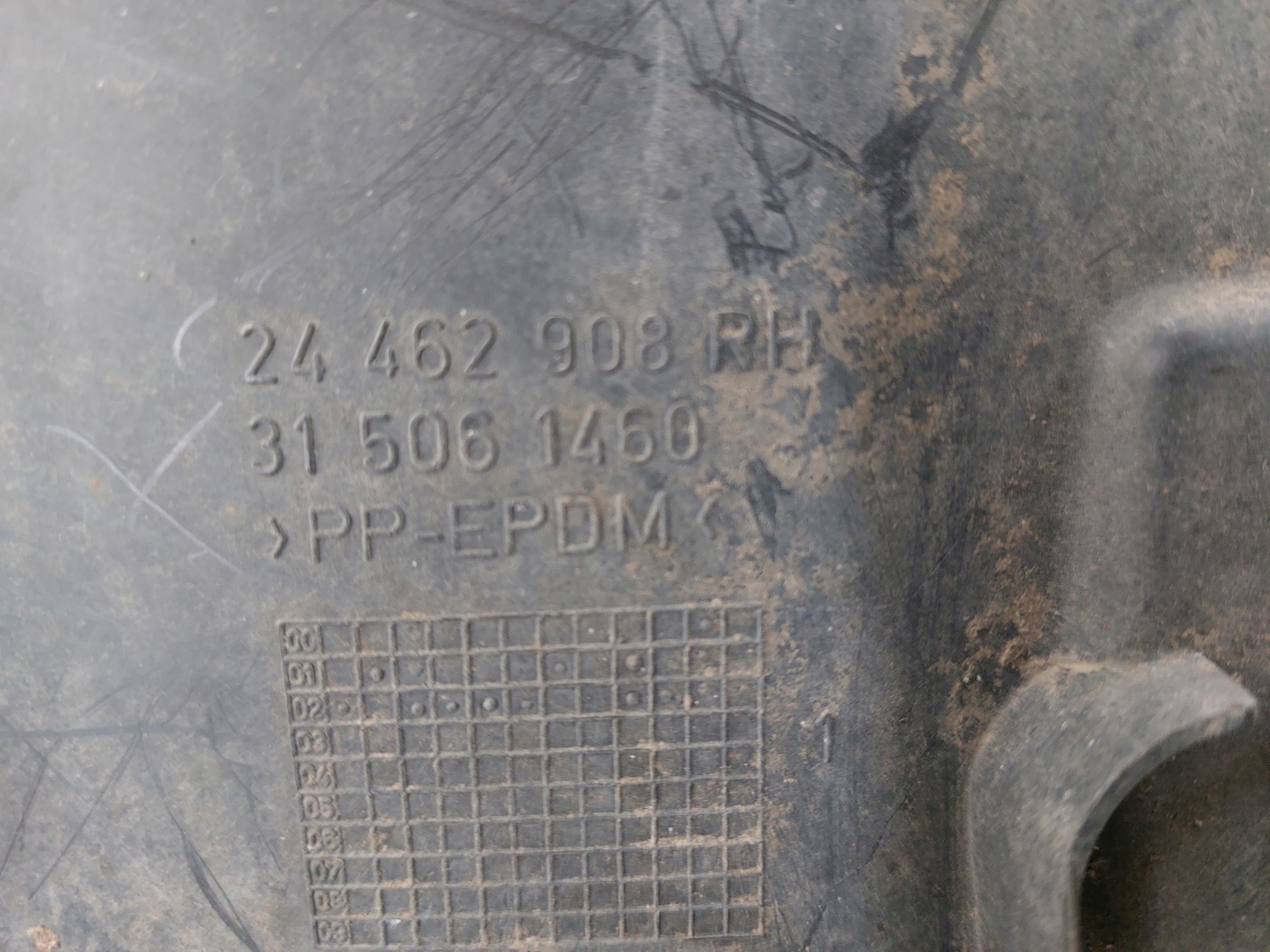 mudguard right front OPEL VECTRA C