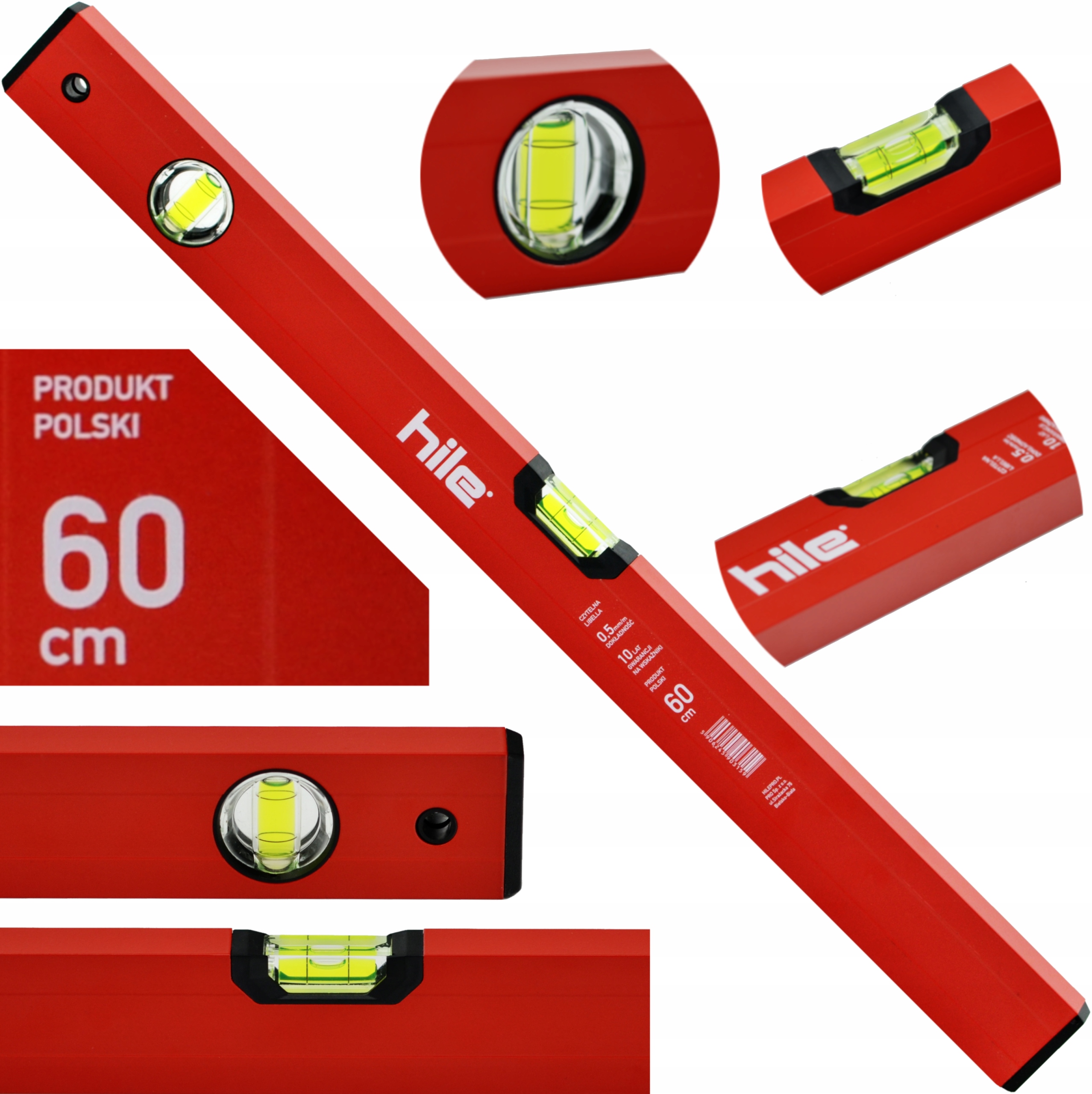 

Poziomica Poziomnica 60 cm Aluminiowa Pro Hile