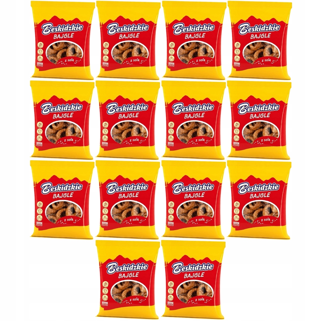 Levně Beskydské bagely se solí 200 g x 14 kusů