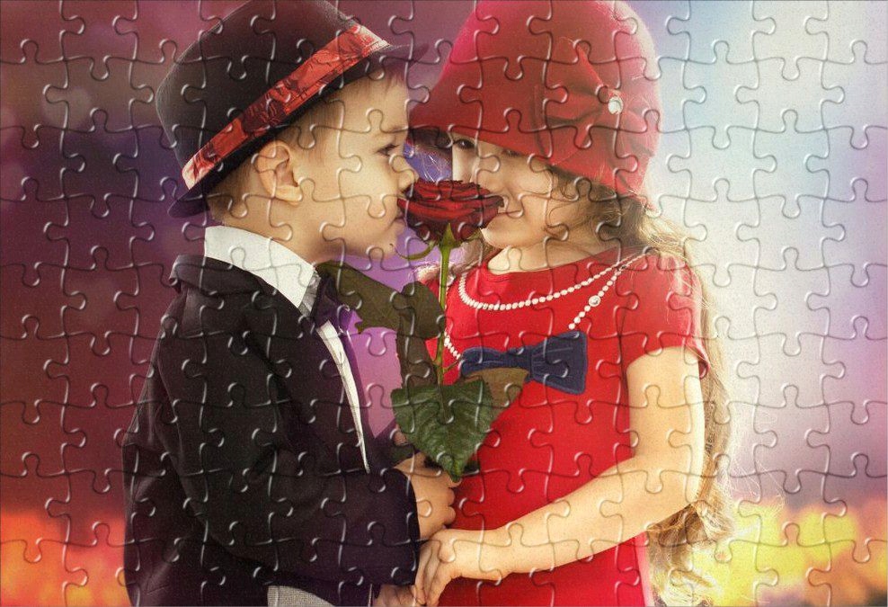 

Foto puzzle Ze Zdjęciem Tekst i pudełko A4 70 el