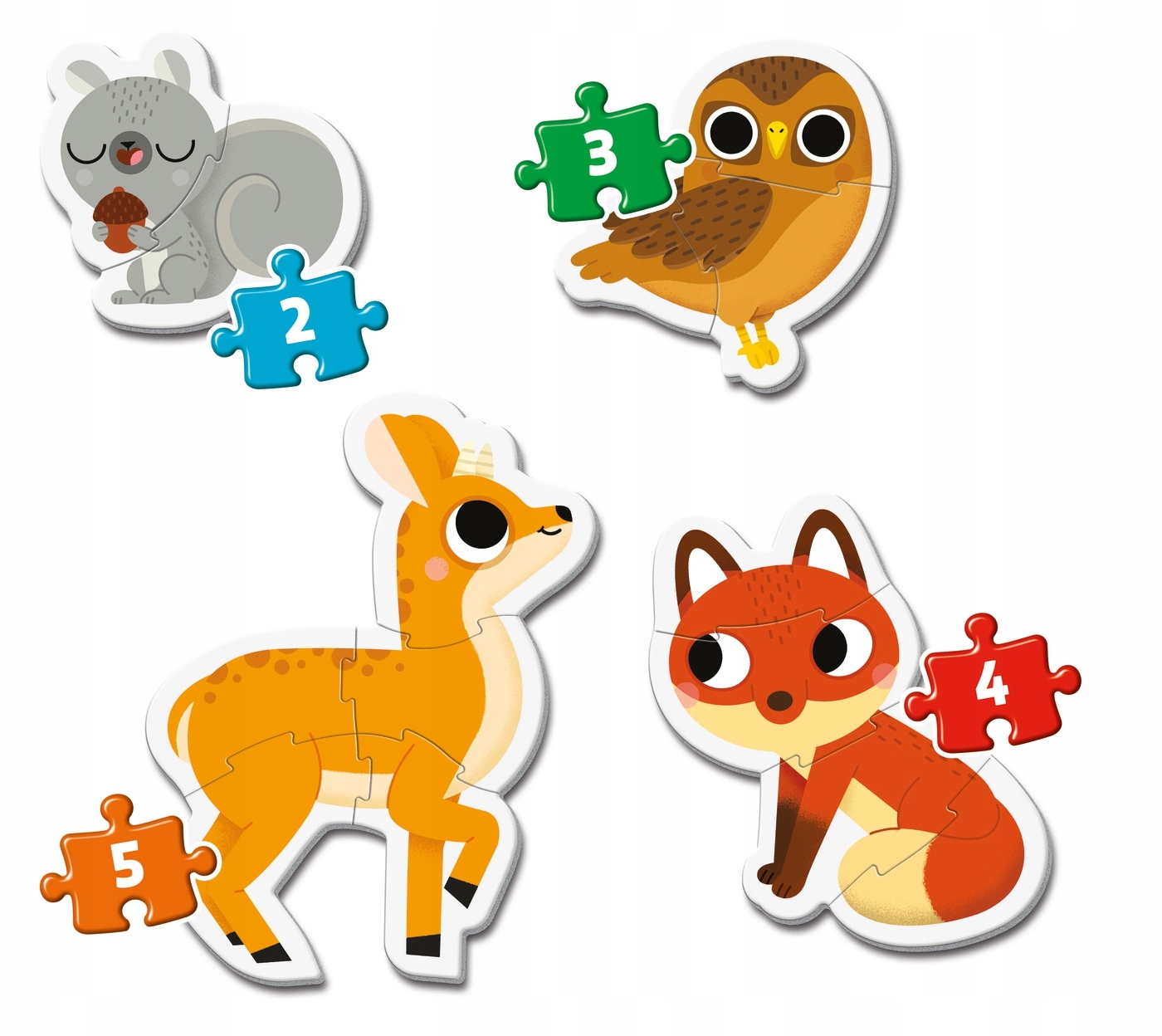 

Moje Pierwsze Puzzle Baby Zwierzęta Leśne 20814