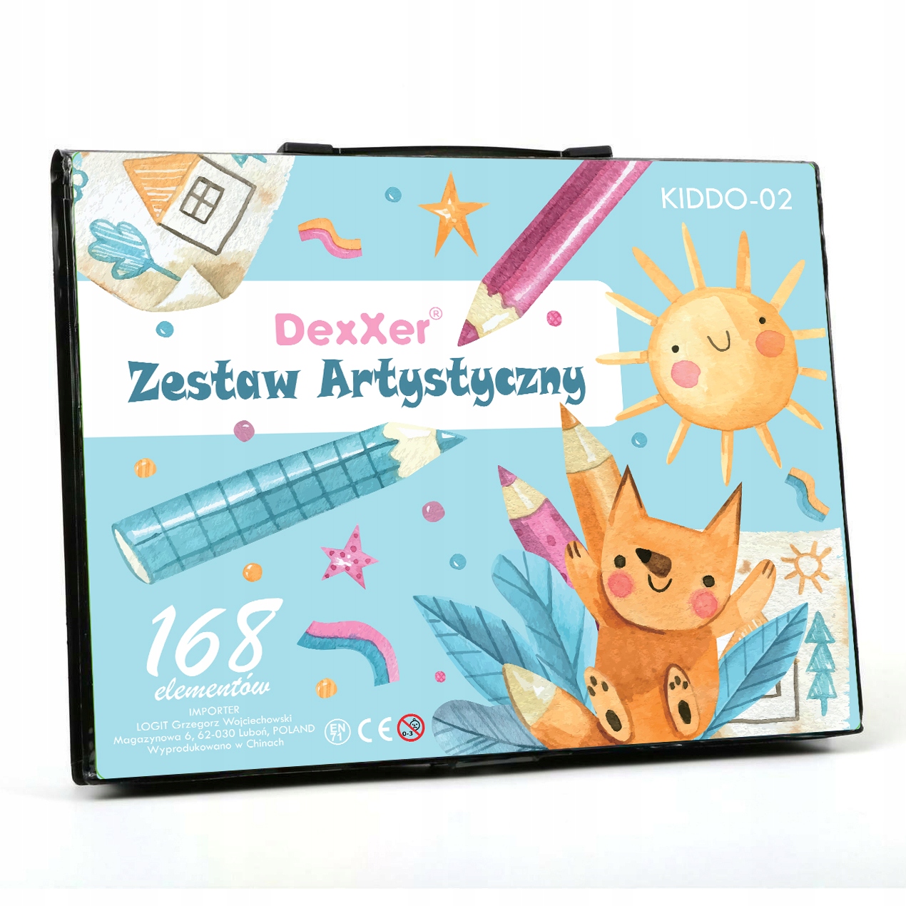 ZESTAW ARTYSTYCZNY DO MALOWANIA POLSKA MARKA XXL Waga produktu z opakowaniem jednostkowym 0.3 kg