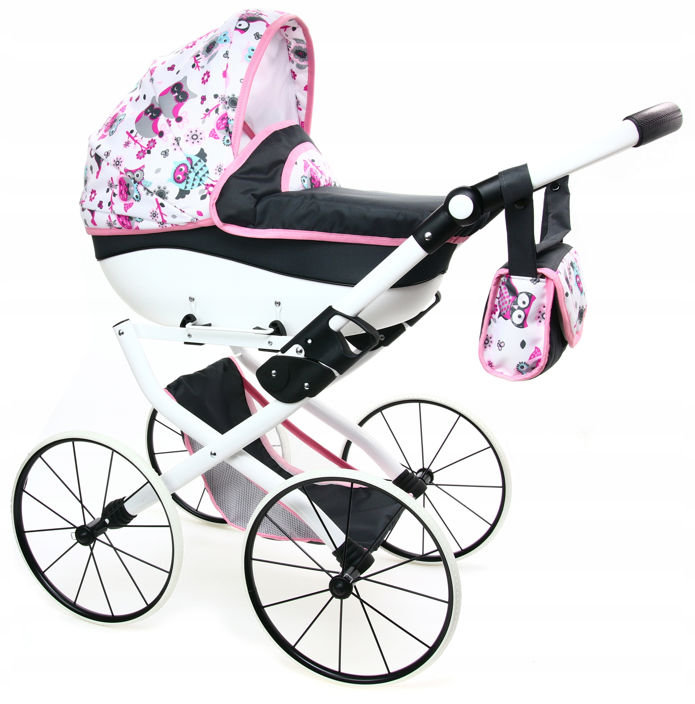 

Duży Solidny Polski Wózek dla lalek lalkowy Retro