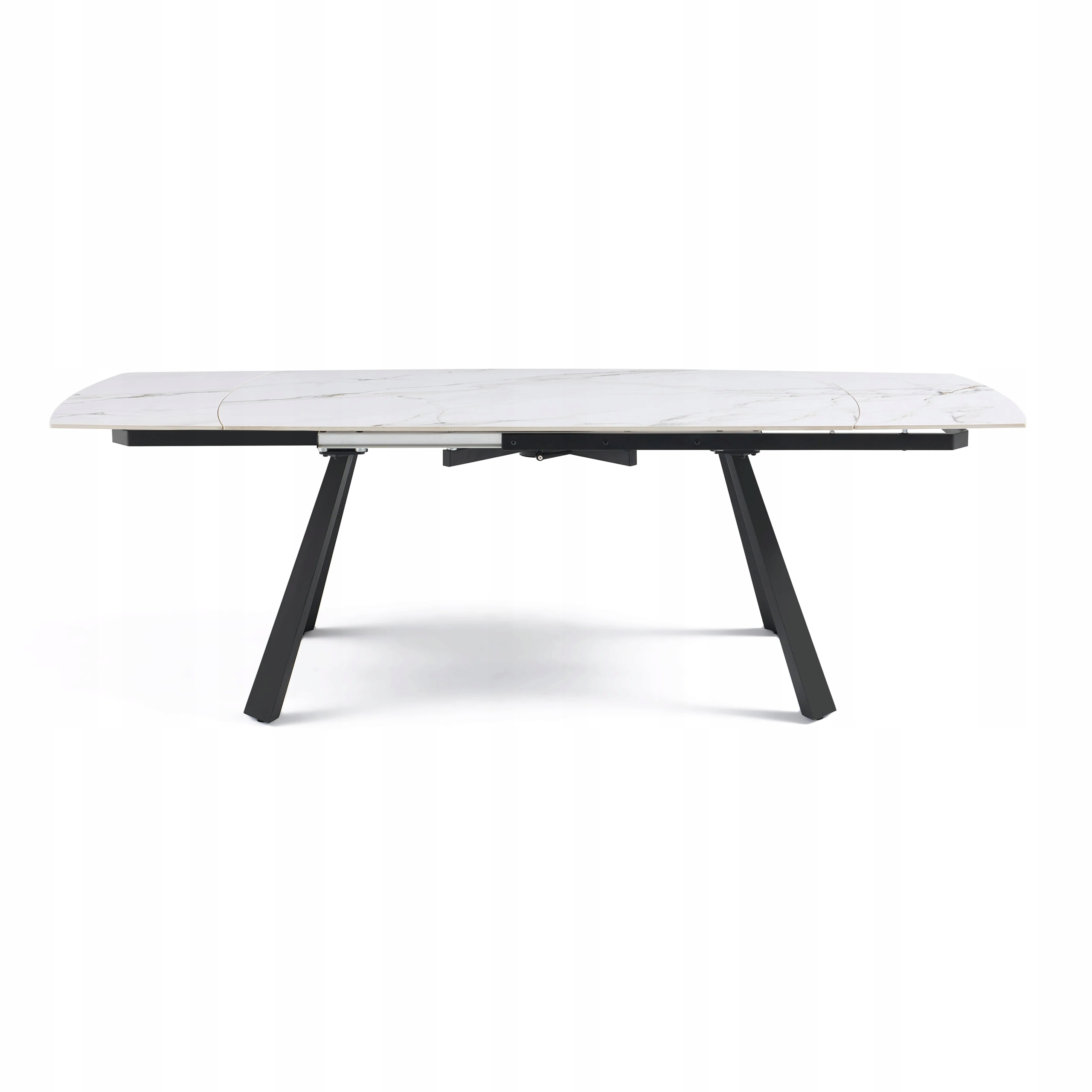 Stół Do Jadalni Ceramiczny 160-240x90 Nowoczesny Rozkładany Marmur Biały
