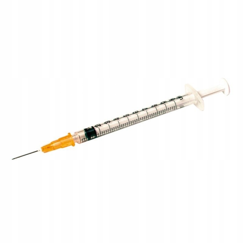 

Strzykawka tuberkulinowa 1ml z igłą 25GX5/8 0,5x16