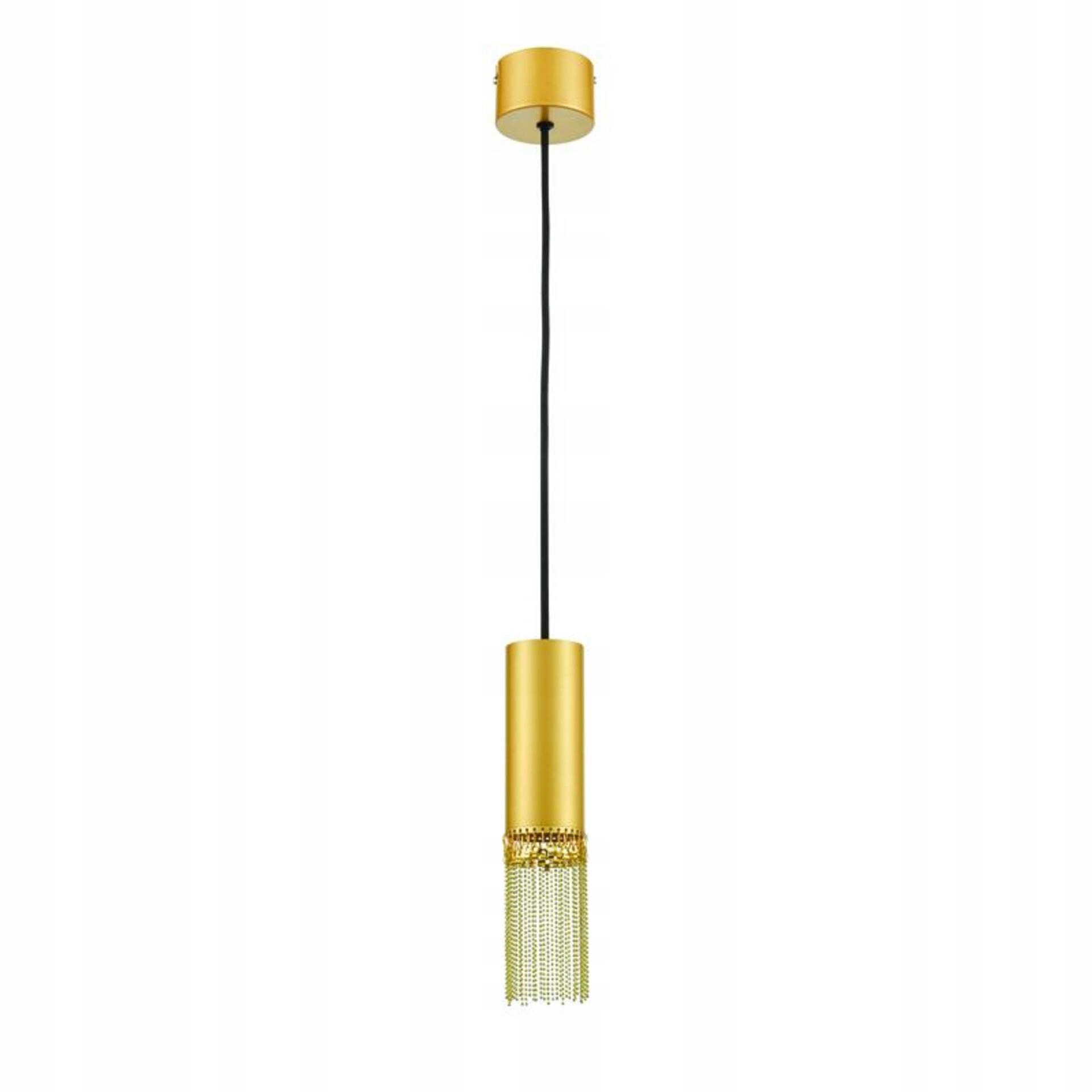 Aca Lighting závěsné svítidlo 1XGU10 Doha zlatá kov IP20 D6XD8XH150CM YL222