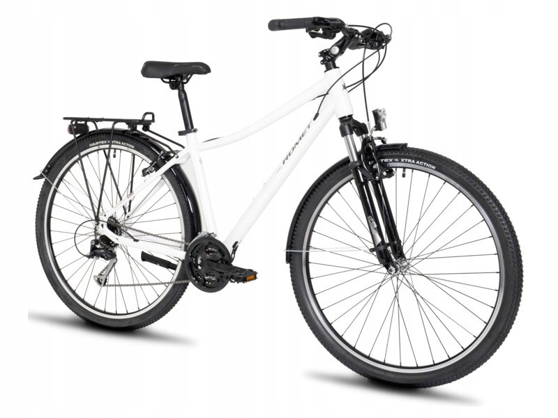 Rower trekkingowy Romet Wagant Suv L Pv B U18 28 cali Biały