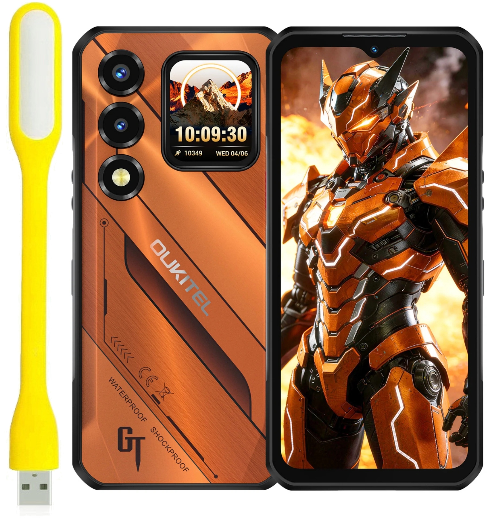 Oukitel WP66 5G 12/512GB 6.6" 11000MAH IP68 IP69K Android 16 Orange