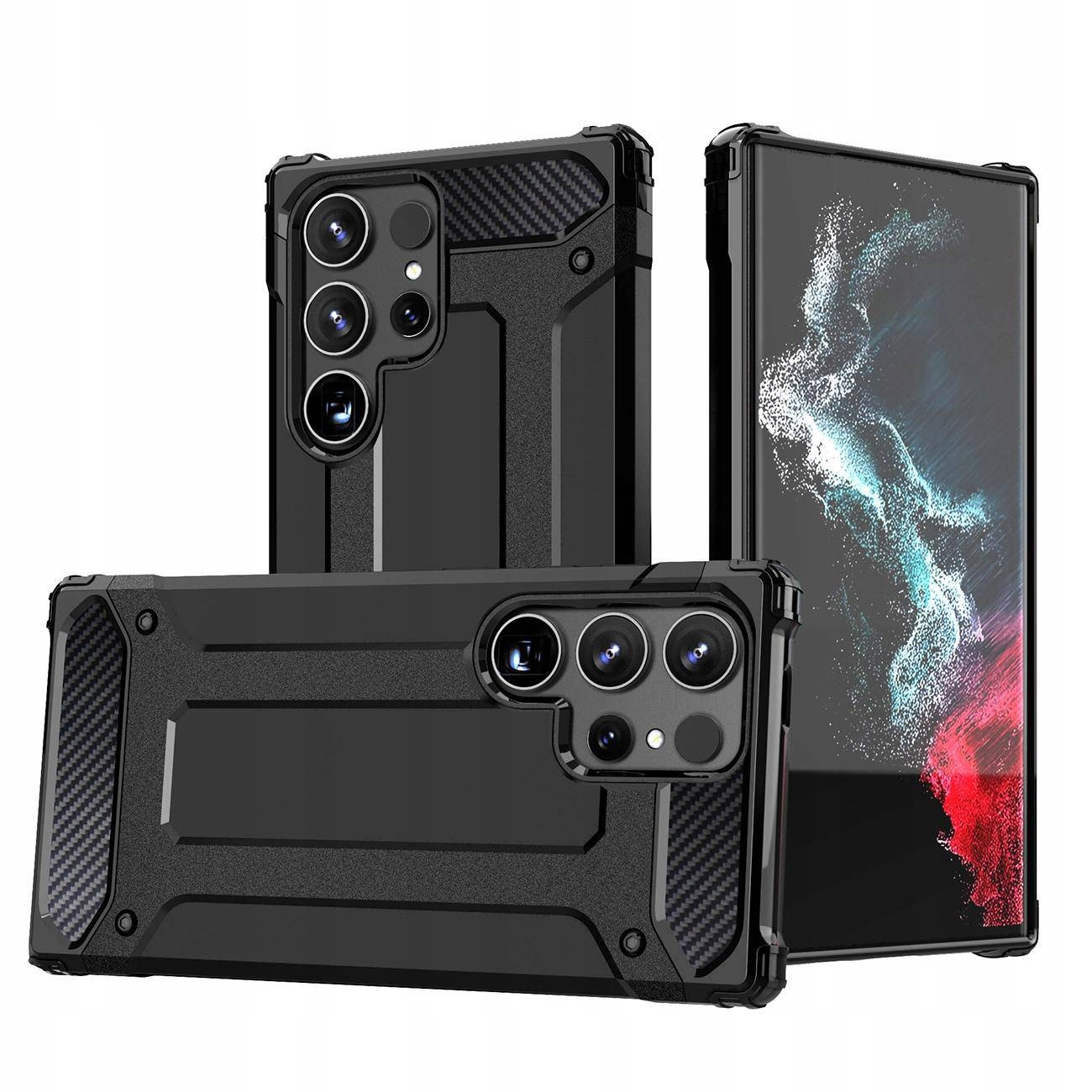 Hybrid Armor etui do Samsung Galaxy S25 Ultra Black