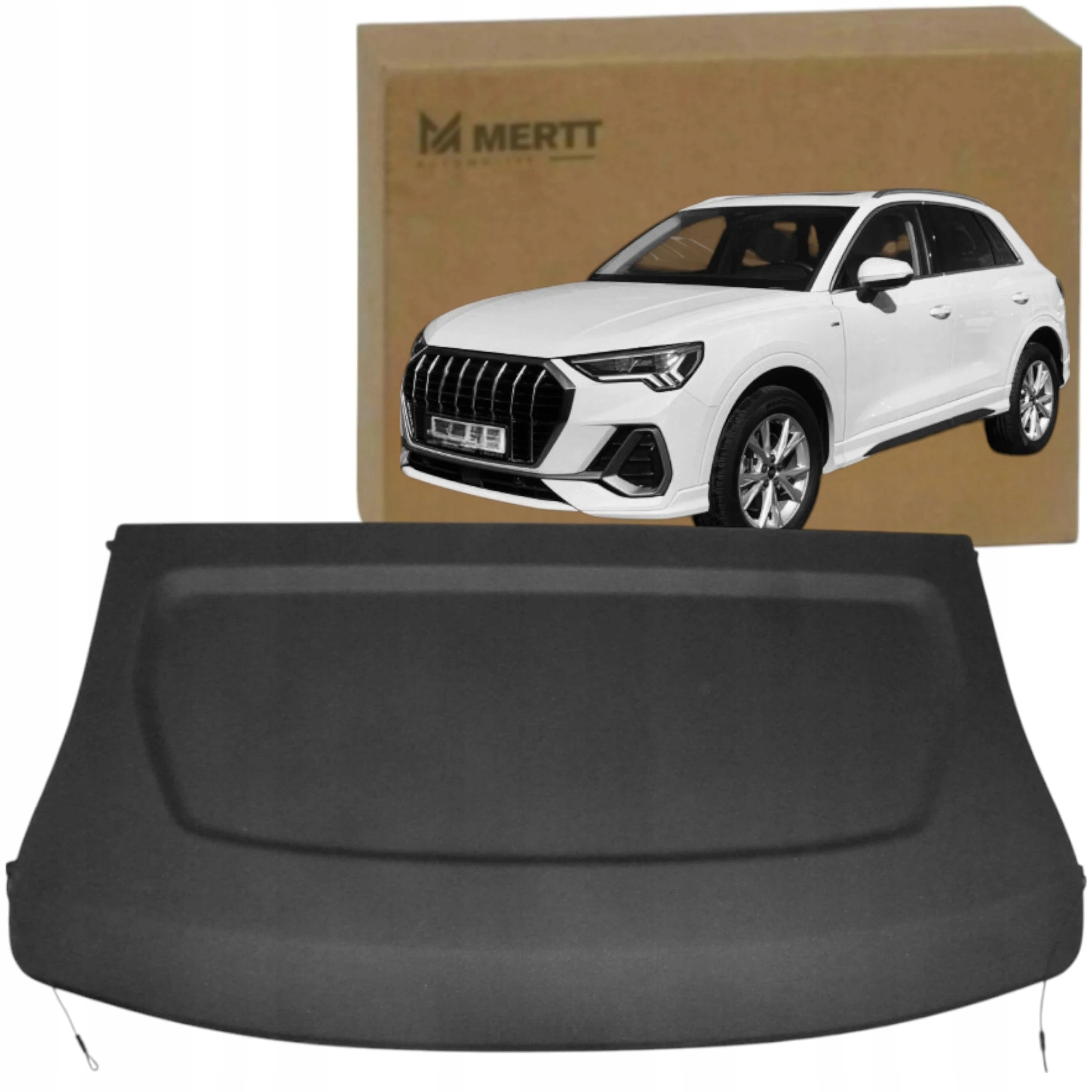 Audi Q3 II 83A F3 2018+ Polička Zavazadlového Prostoru nová černá