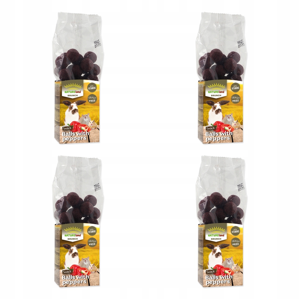 Levně Pochoutka Nature Land Brunch paprikové kuličky 150g balení 4 ks