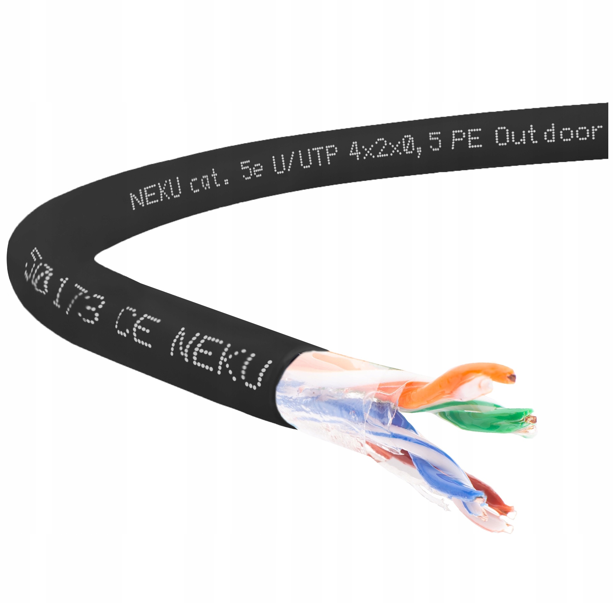 

Neku kabel skrętka kat.5e Utp żelowany 100% Cu