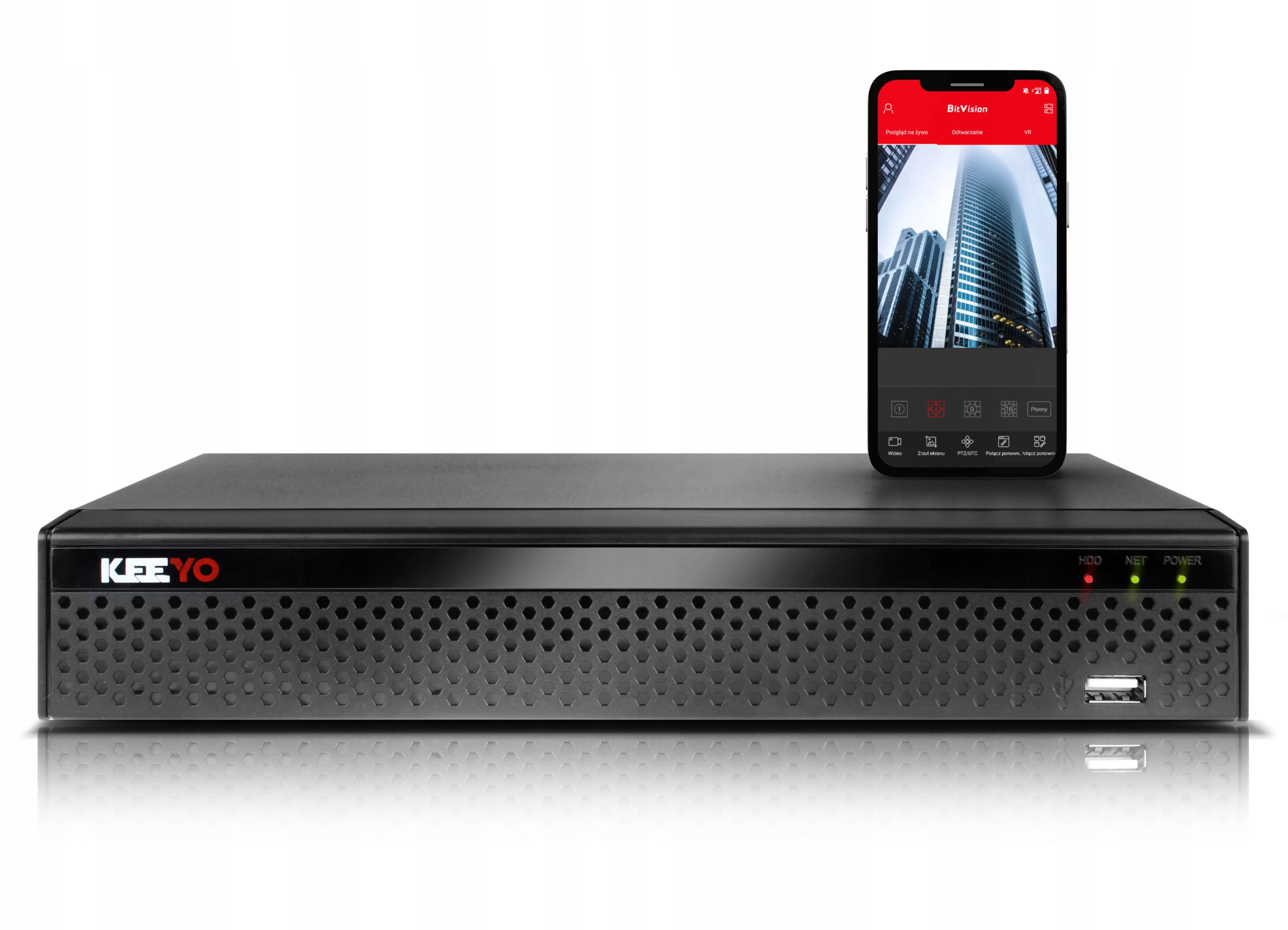 Záznamník Keeyo LV-E-XVR-4CH 4 kamerový do 5 mpx
