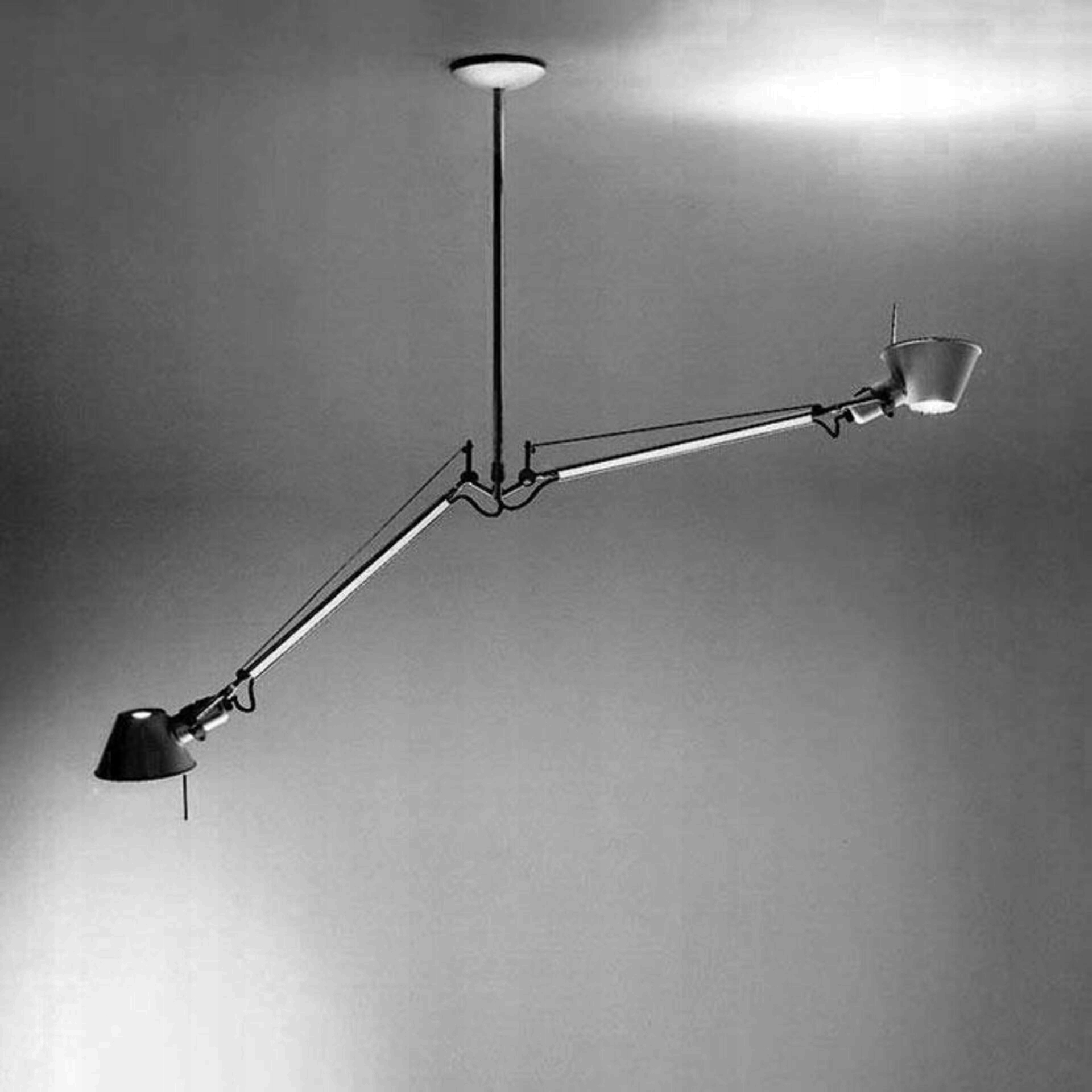 Artemide Tolomeo Sospensione 2 Bracci závesné svietidlo, hliník 150 cm E27