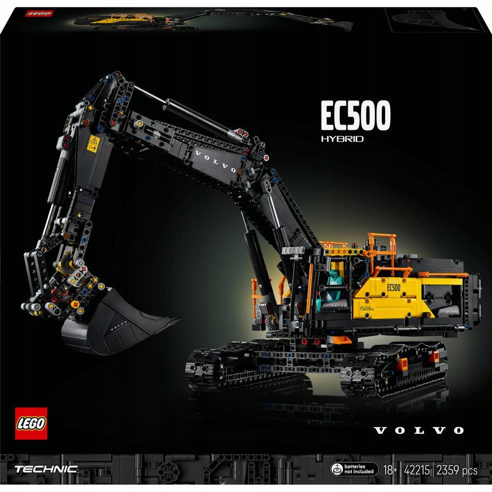 Lego Technic Bagr Volvo EC500 Hybrid 42215