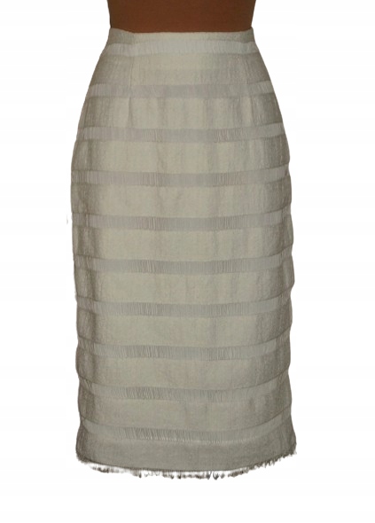 Simple krásná krémová sukně Nová 42