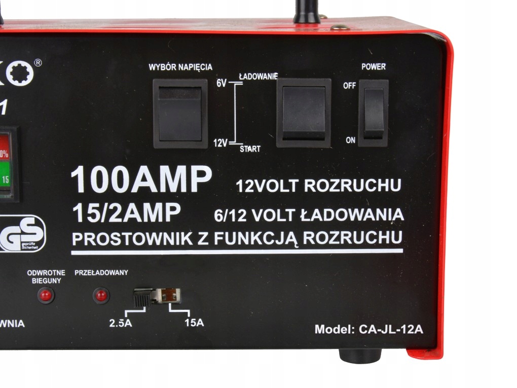 PROSTOWNIK Z ROZRUCHEM 6 12V ROZRUCH 100A Producent code G80021