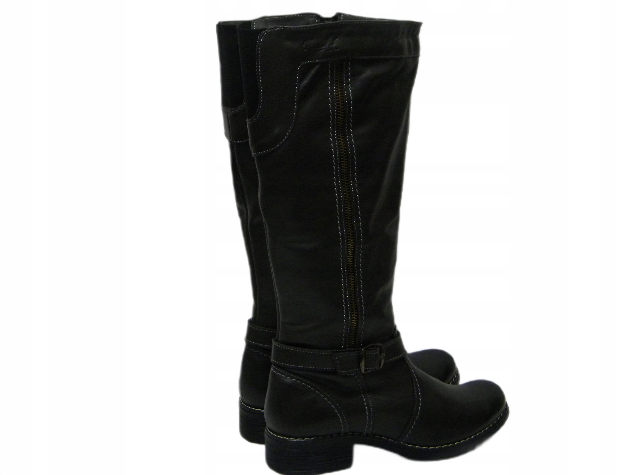 Kozaki damskie długie ocieplane AMULET 40 Rozmiar 40