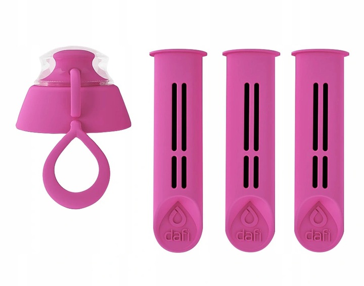 

Różowe Filtry 3 Pak Do Butelki Dafi Nakrętka