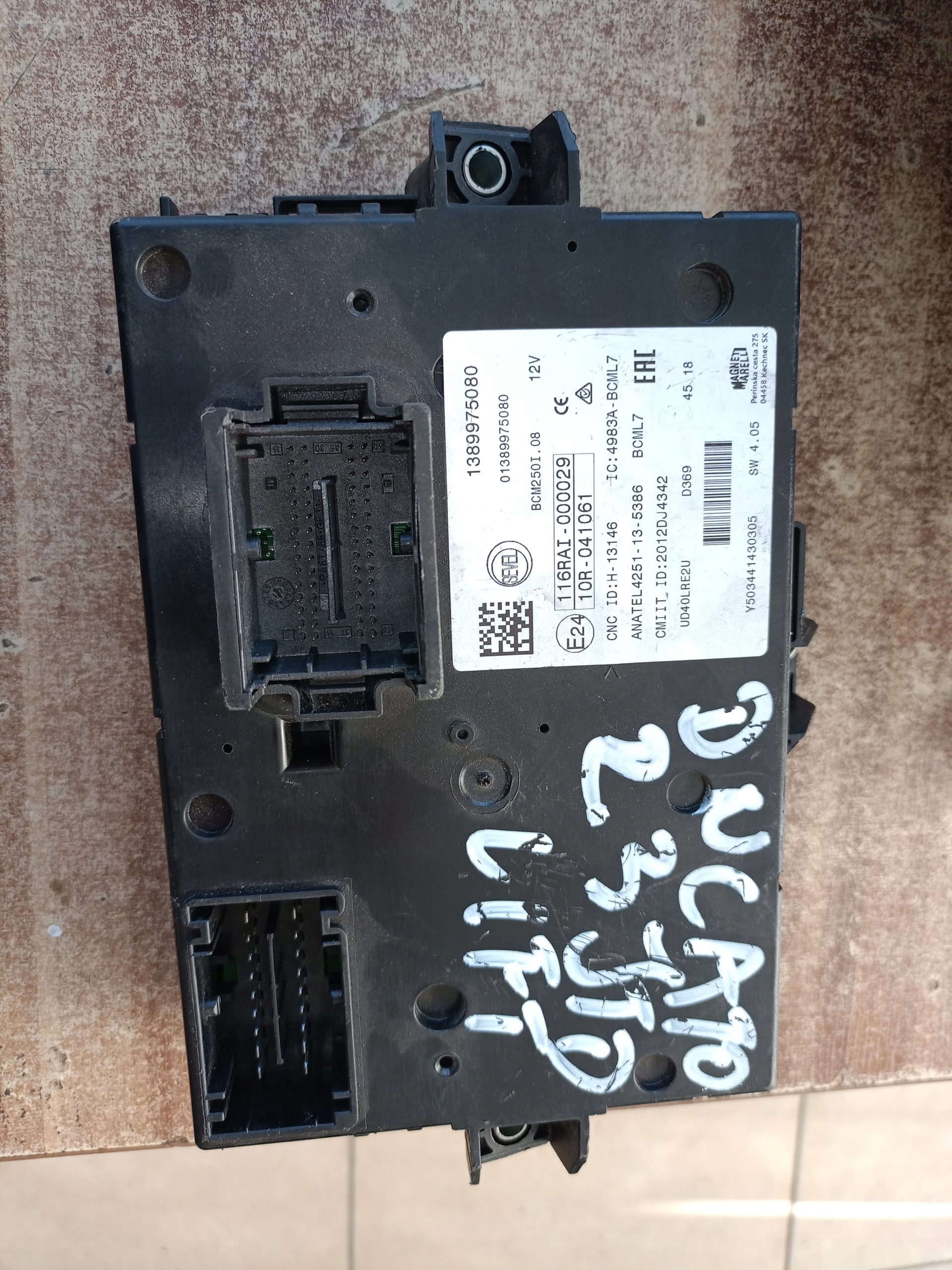 MODUŁ BCM FIAT DUCATO 1389975080