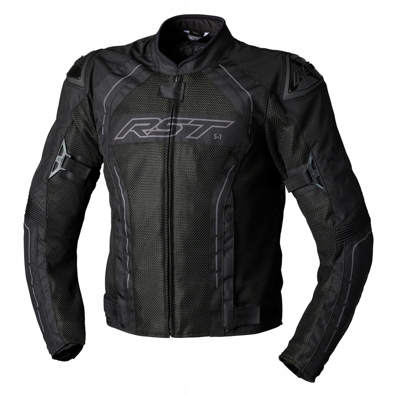 Textilná Motocyklová Bunda Rst S1 Mesh Black Black (s)