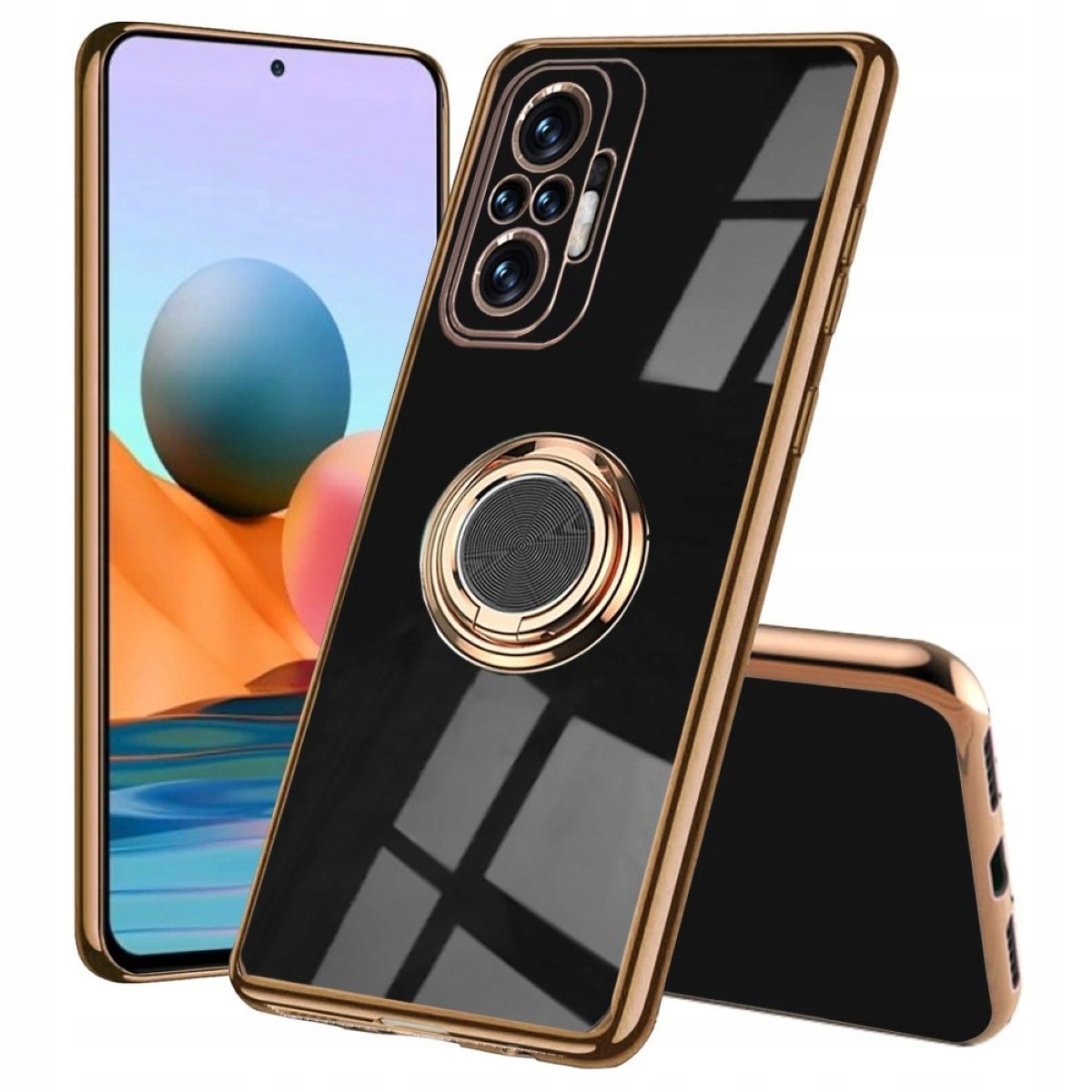 

Etui do Xiaomi Redmi Note 10 Pro, magnetyczny ring