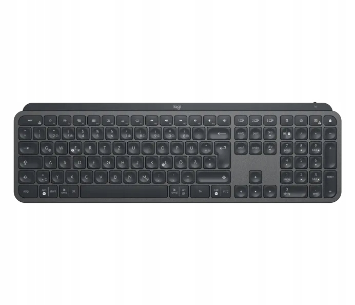 Logitech bezdrôtová podsvietená klávesnica MX Keys (Qwertz De) čierna